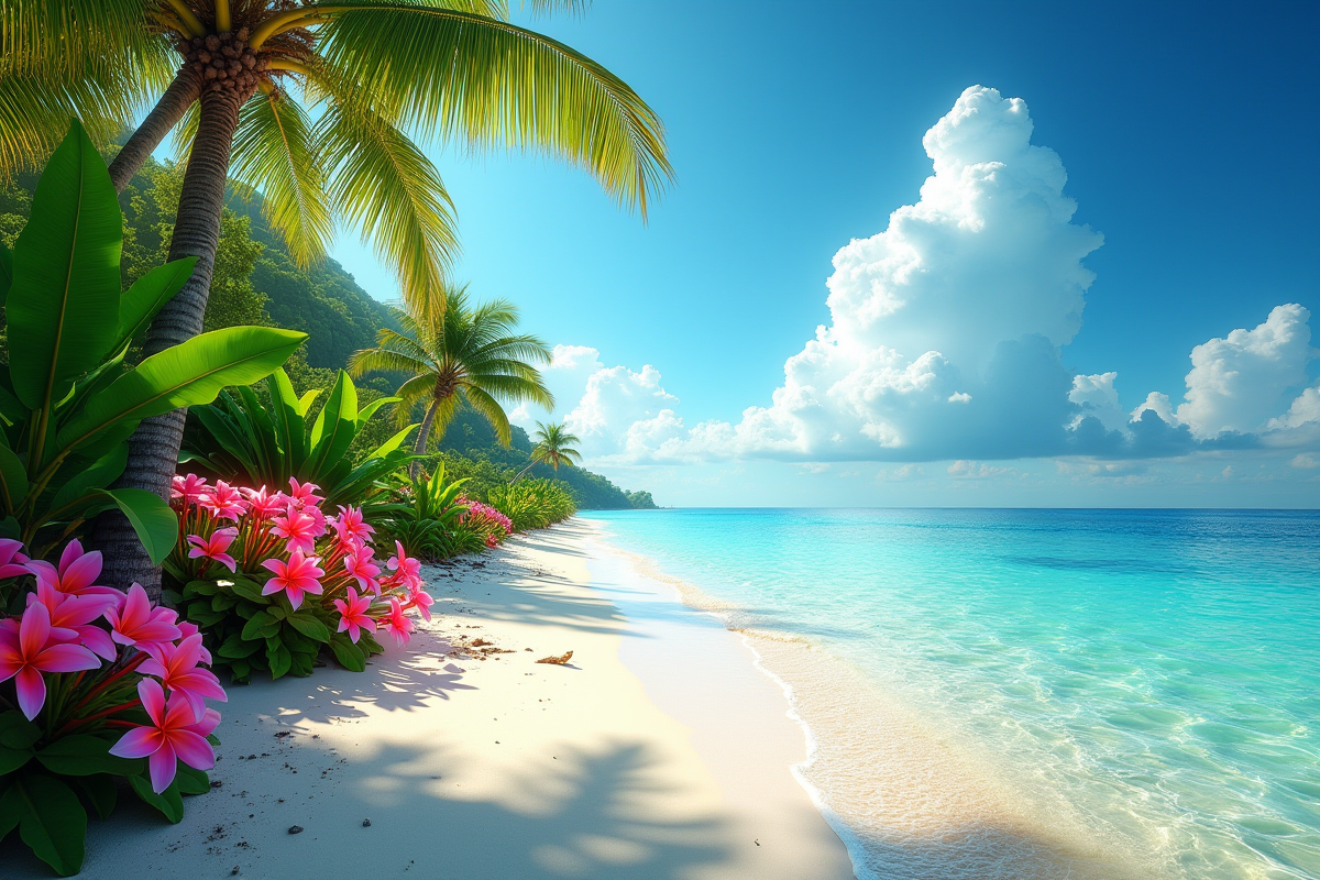 fleurs tropicales