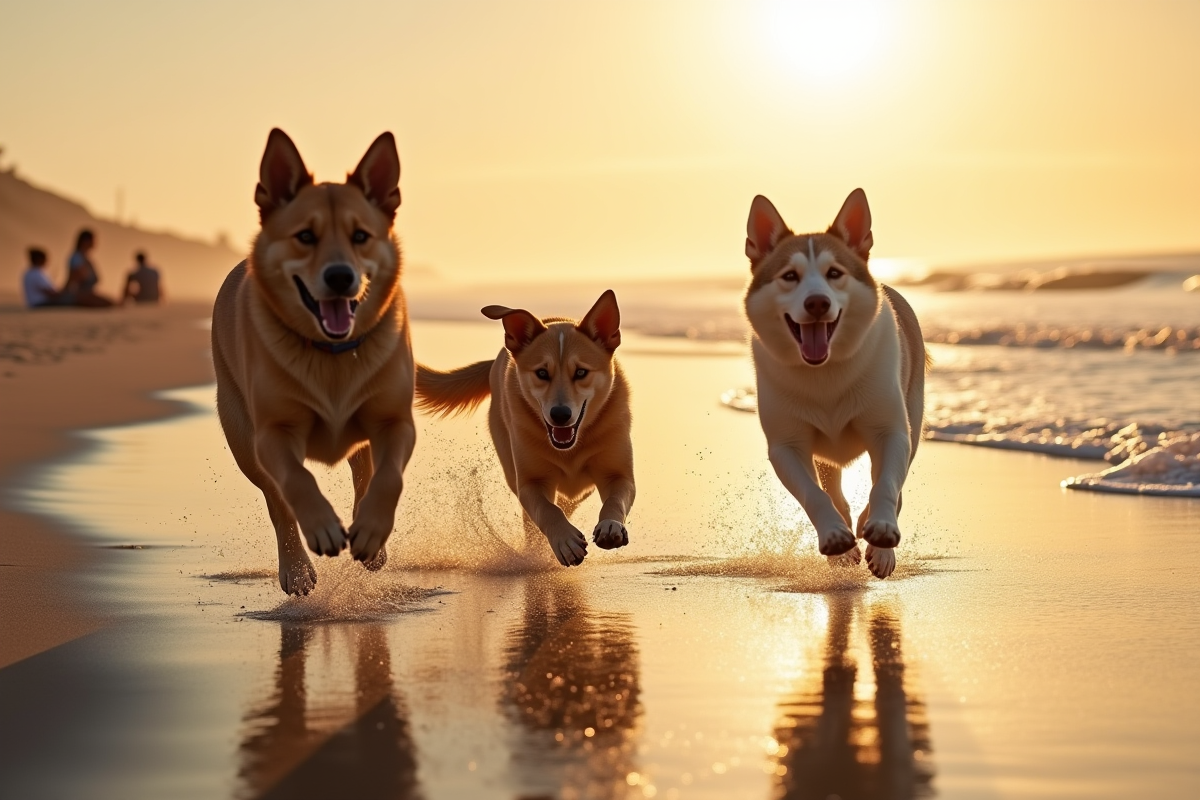 plage chiens
