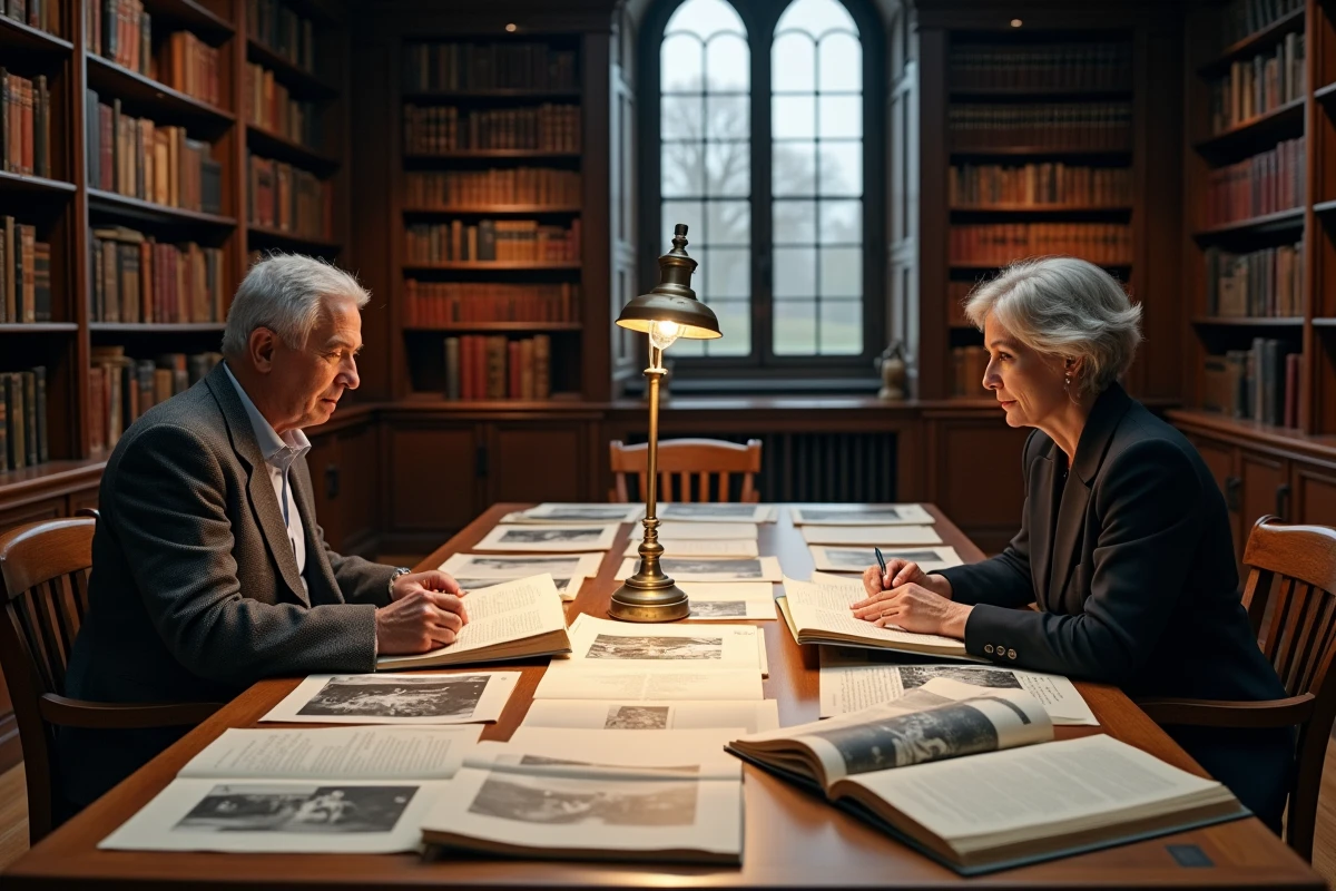 Historiens de l'art étudiant des archives et monographies sur les peintres français du XXe siècle